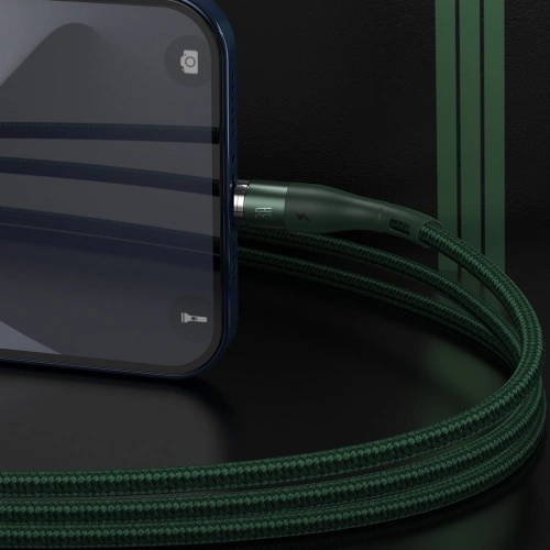 Kup Kabel magnetyczny USB - Lightning Baseus Zinc 2.4A 1m (zielony) - BSU1817GRN - {ean13} - Sklep Home Screen