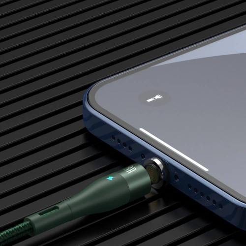 Kup Kabel magnetic USB - Lightning Baseus Zinc 2.4A 1m (verde) - BSU1817GRN - {ean13} - Sklep Home Screen