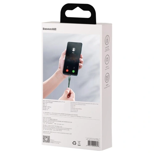 Kup Kabel magnetic USB - Lightning Baseus Zinc 2.4A 1m (verde) - BSU1817GRN - {ean13} - Sklep Home Screen