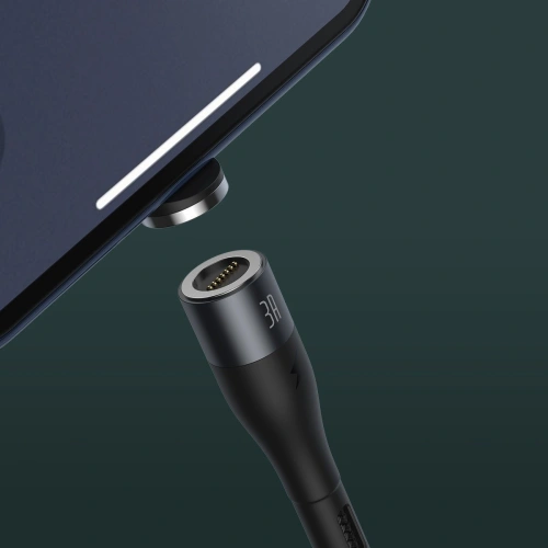 Kup Kabel magnetyczny USB - Lightning Baseus Zinc 2.4A 1m (szaro-czarny) - BSU1818GRYBLK - {ean13} - Sklep Home Screen