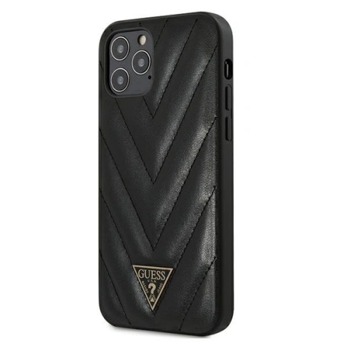 Kup Guess Apple Tasche GUHCP12MPUVQTMLBK iPhone 12/12 Pro schwarz/schwarz Hardcase V-Quilted Collection - GUE696BLK - {ean13} - Sklep Home Screen