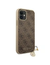 Kup Etui Guess GUHCP12SGF4GBR Apple iPhone 12 mini brązowy/brown hardcase 4G Charms Collection - GUE698BR - {ean13} - Sklep Home Screen