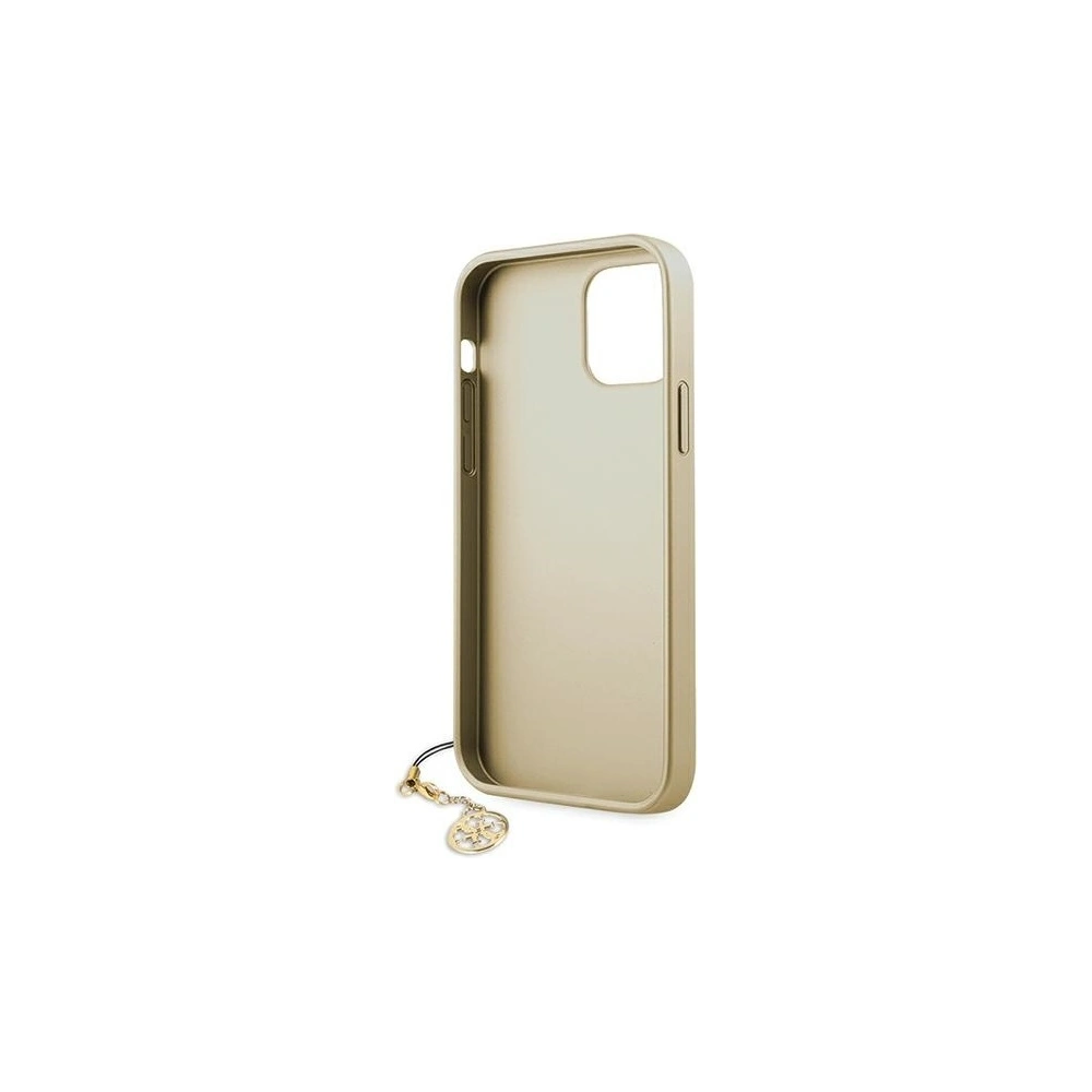 Etui Guess GUHCP12SGF4GBR Apple iPhone 12 mini brązowy/brown hardcase 4G Charms Collection