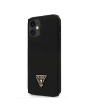 Kup Etui Guess GUHCP12SLSTMBK Apple iPhone 12 mini black/czarny hardcase Silicone Triangle Logo - GUE701BLK - {ean13} - Sklep Home Screen