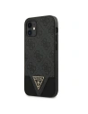 Kup Guess Apple Tasche GUHCP12SPU4GHBK iPhone 12 mini grau/grau Hartschale 4G Triangle Collection - GUE703GRY - {ean13} - Sklep Home Screen