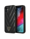 Etui Guess GUHCP12SPUVQTMLBK Apple iPhone 12 mini černý/black hardcase V-Quilted Collection