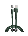 Baseus Magnetisches USB - USB-C Kabel Zink 3A 1m (grün)