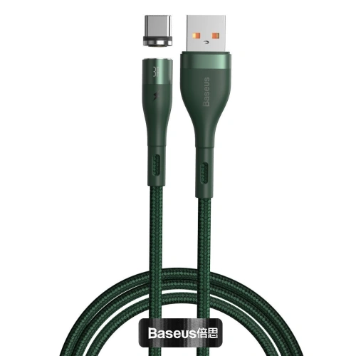 Kup Kabel magnetic USB - USB-C Baseus Zinc 5A 1m (verde) - BSU1820GRN - {ean13} - Sklep Home Screen