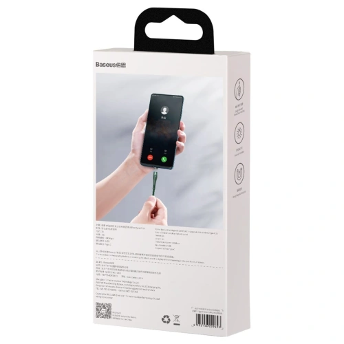 Kup Kabel magnetyczny USB - USB-C Baseus Zinc 5A 1m (zielony) - BSU1820GRN - {ean13} - Sklep Home Screen