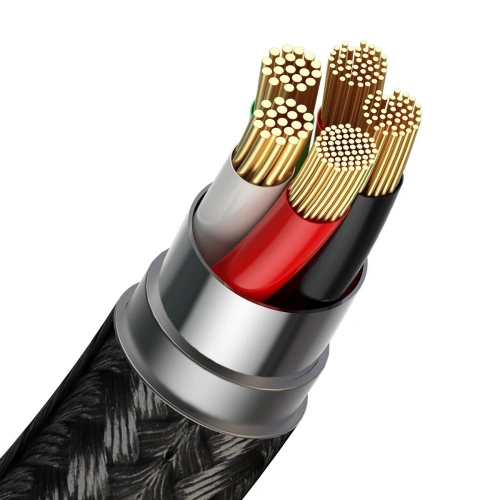 Kup Kabel magnetyczny USB - USB-C Baseus Zinc 5A 1m (szaro-czarny) - BSU1821GRYBLK - {ean13} - Sklep Home Screen