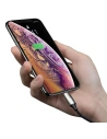 Kup Adapter Audio Baseus L56 Lightning do Jack 3.5mm i Lightning (srebrny) - BSU1823SLV - {ean13} - Sklep Home Screen