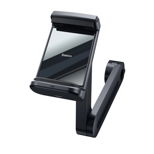 Kup Baseus Auto-Kopfstützenhalterung für Handy Energy mit Ladegerät (Schwarz) - BSU1826BLK - {ean13} - Sklep Home Screen