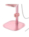 Buy Baseus Literary Youth Desktop Bracket (Telescopic with Wireless Charging) Rose gold - BSU1828PNK - {ean13} - Home Screen Store Europe