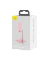 Buy Baseus Literary Youth Desktop Bracket (Telescopic with Wireless Charging) Rose gold - BSU1828PNK - {ean13} - Home Screen Store Europe