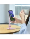 Buy Baseus Literary Youth Desktop Bracket (Telescopic with Wireless Charging) Rose gold - BSU1828PNK - {ean13} - Home Screen Store Europe