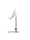 Buy Baseus Literary Youth Desktop Bracket (Telescopic with Wireless Charging) Silver - BSU1829SLV - {ean13} - Home Screen Store Europe