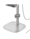 Buy Baseus Literary Youth Desktop Bracket (Telescopic with Wireless Charging) Silver - BSU1829SLV - {ean13} - Home Screen Store Europe
