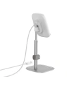 Buy Baseus Literary Youth Desktop Bracket (Telescopic with Wireless Charging) Silver - BSU1829SLV - {ean13} - Home Screen Store Europe