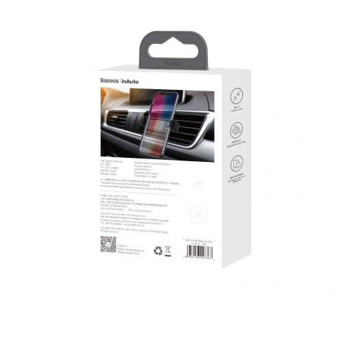 Buy Baseus Steel Cannon Clamp Holder to Ventilation Grid (black) - BSU1831BLK - {ean13} - Home Screen Store Europe