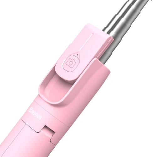 Buy Baseus Lovely Bluetooth Folding Bracket Selfie Stick Pink - BSU1832PNK - {ean13} - Home Screen Store Europe