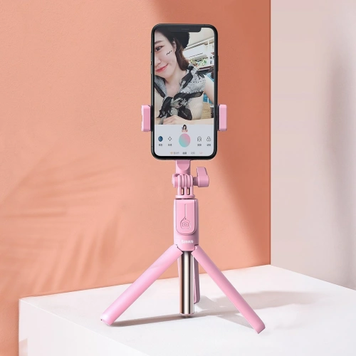 Buy Baseus Lovely Bluetooth Folding Bracket Selfie Stick Pink - BSU1832PNK - {ean13} - Home Screen Store Europe