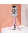 Kup Selfie stick, stativ Bluetooth Baseus Lovely (roz) - BSU1832PNK - {ean13} - Sklep Home Screen