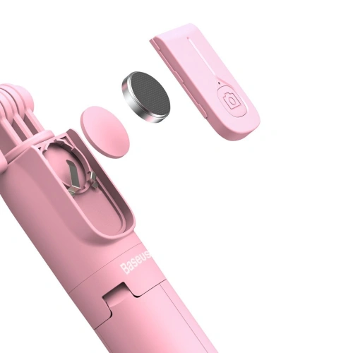 Buy Baseus Lovely Bluetooth Folding Bracket Selfie Stick Pink - BSU1832PNK - {ean13} - Home Screen Store Europe
