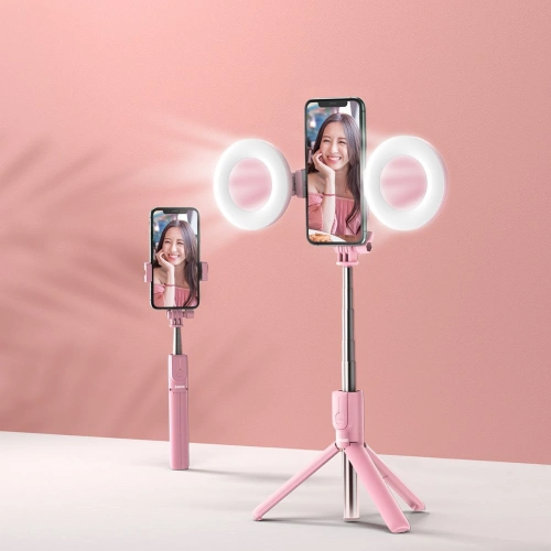Buy Baseus Lovely Bluetooth Folding Bracket Selfie Stick Pink - BSU1832PNK - {ean13} - Home Screen Store Europe