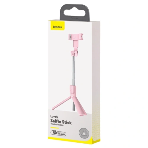 Kup Baseus Selfie-Stick, Bluetooth-Stativ Lovely (rosa) - BSU1832PNK - {ean13} - Sklep Home Screen