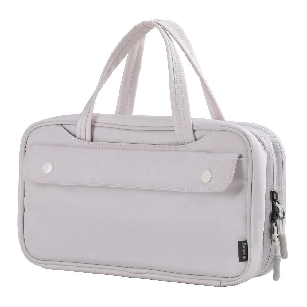 Etui Baseus Track na akcesoria, wstrząsoodporne, wodoodporne 225x140x55mm (białe)