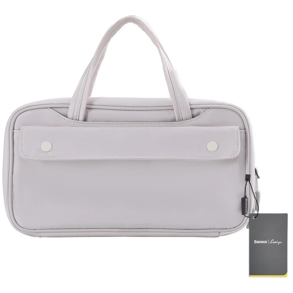 Etui Baseus Track na akcesoria, wstrząsoodporne, wodoodporne 225x140x55mm (białe)