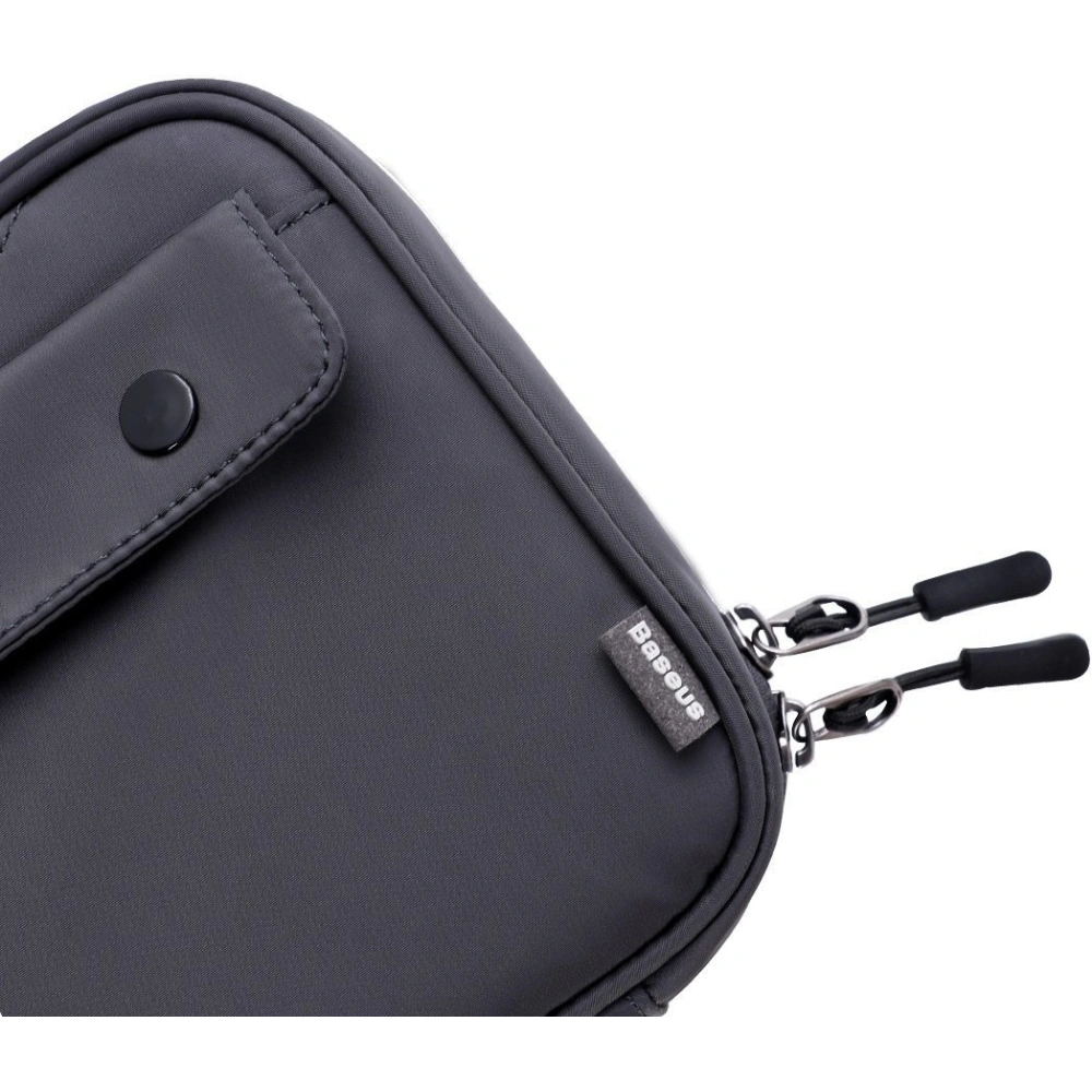 Etui Baseus Track na akcesoria, wstrząsoodporne, wodoodporne 225x140x55mm (szary)