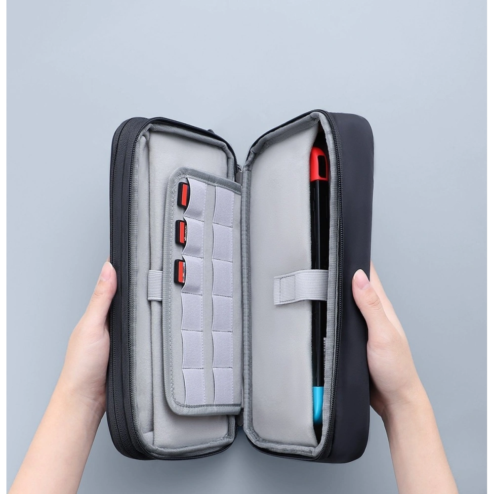 Etui Baseus Track na akcesoria, wstrząsoodporne, wodoodporne 225x140x55mm (szary)