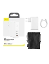 Buy Baseus GaN C+C+U, 120W, EU (white) mains charger - BSU1837WHT - {ean13} - Home Screen Store Europe
