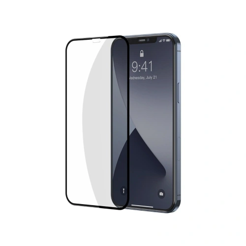 Buy Tempered glass 0.3mm Baseus Apple iPhone 12 mini (2pcs) black - BSU1841 - {ean13} - Home Screen Store Europe