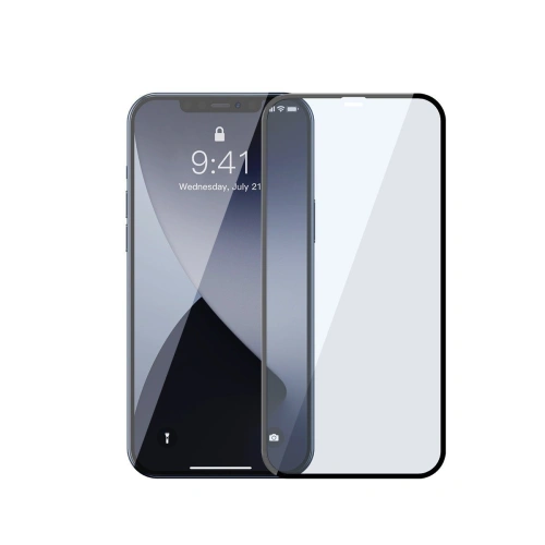 Kup Kék fény szűrős edzett üveg 0.3mm Baseus Apple iPhone 12 mini (2 db) fekete - BSU1842 - {ean13} - Sklep Home Screen