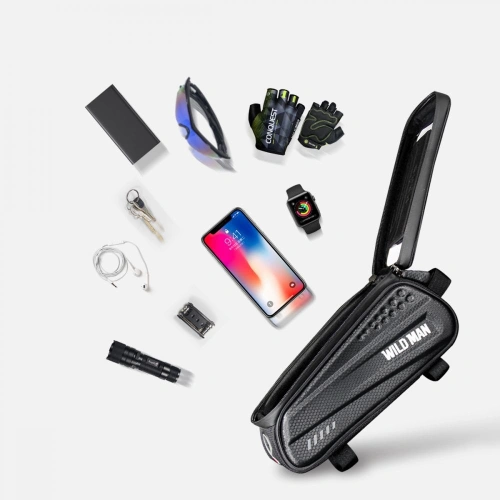 Kup WildMan Hardpouch Fahrradhalterung L Schwarz - WLD002BLK - {ean13} - Sklep Home Screen