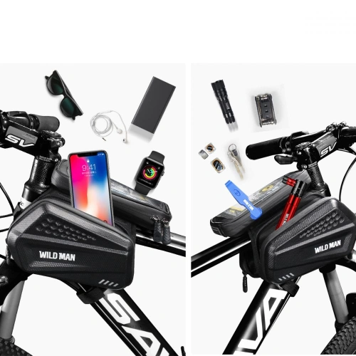 Kup Sac de bicicletă WildMan Hardpouch Bike Mount XXL Negru - WLD011BLK - {ean13} - Sklep Home Screen