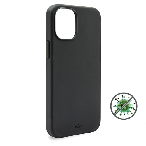 Kup Husa PURO ICON Anti-Microbial pentru Apple iPhone 12 Pro Max (neagră) - PUR360BLK - {ean13} - Sklep Home Screen