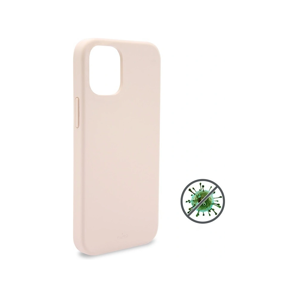 Etui PURO ICON Anti-Microbial Cover Apple iPhone 12/12 Pro (różowy)