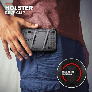 Kup Páncélozott tok Zizo Bolt Cover Apple iPhone 12 mini 9H üveggel a kijelzőn + állvány és övhurok (szürke) - ZIZ047GRY - {ean13} - Sklep Home Screen