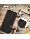 Kup Pancierové pouzdro Zizo Bolt Cover Apple iPhone 12 mini se sklem 9H na displej + stojánek & držák na pásek (červená/černá) - ZIZ049REDBLK - {ean13} - Sklep Home Screen