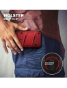 Kup Páncélozott tok Zizo Bolt Cover Apple iPhone 12 mini 9H üveggel a képernyőn + állvány & övtartó (piros/fekete) - ZIZ049REDBLK - {ean13} - Sklep Home Screen