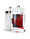 Kup Páncélozott tok Zizo Bolt Cover Apple iPhone 12 mini 9H üveggel a képernyőn + állvány & övtartó (piros/fekete) - ZIZ049REDBLK - {ean13} - Sklep Home Screen
