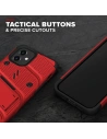 Buy Zizo Bolt Cover - Case for iPhone 12 Mini with Military Grade + Glass Screen Protector & Kickstand and Holster (Red/Black) - ZIZ049REDBLK - {ean13} - Home Screen Store Europe