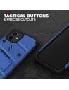 Kup Pancerne etui Zizo Bolt Cover Apple iPhone 12 mini ze szkłem 9H na ekran + podstawka & uchwyt do paska (niebieski/czarny) - ZIZ050BLUBLK - {ean13} - Sklep Home Screen