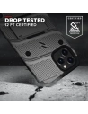 Kup Panzergelände Zizo Bolt Cover Apple iPhone 12/12 Pro mit 9H Glas für den Bildschirm + Ständer & Gürtelclip (grau) - ZIZ052GRY - {ean13} - Sklep Home Screen