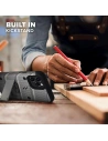 Kup Panzergelände Zizo Bolt Cover Apple iPhone 12/12 Pro mit 9H Glas für den Bildschirm + Ständer & Gürtelclip (grau) - ZIZ052GRY - {ean13} - Sklep Home Screen