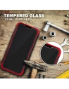 Kup Pachet etui Zizo Bolt pentru Apple iPhone 12/12 Pro cu sticlă 9H pe ecran + suport și prindere pentru curea (negru/roșu) - ZIZ053BLKRED - {ean13} - Sklep Home Screen