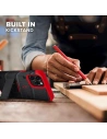 Kup Pachet etui Zizo Bolt pentru Apple iPhone 12/12 Pro cu sticlă 9H pe ecran + suport și prindere pentru curea (negru/roșu) - ZIZ053BLKRED - {ean13} - Sklep Home Screen